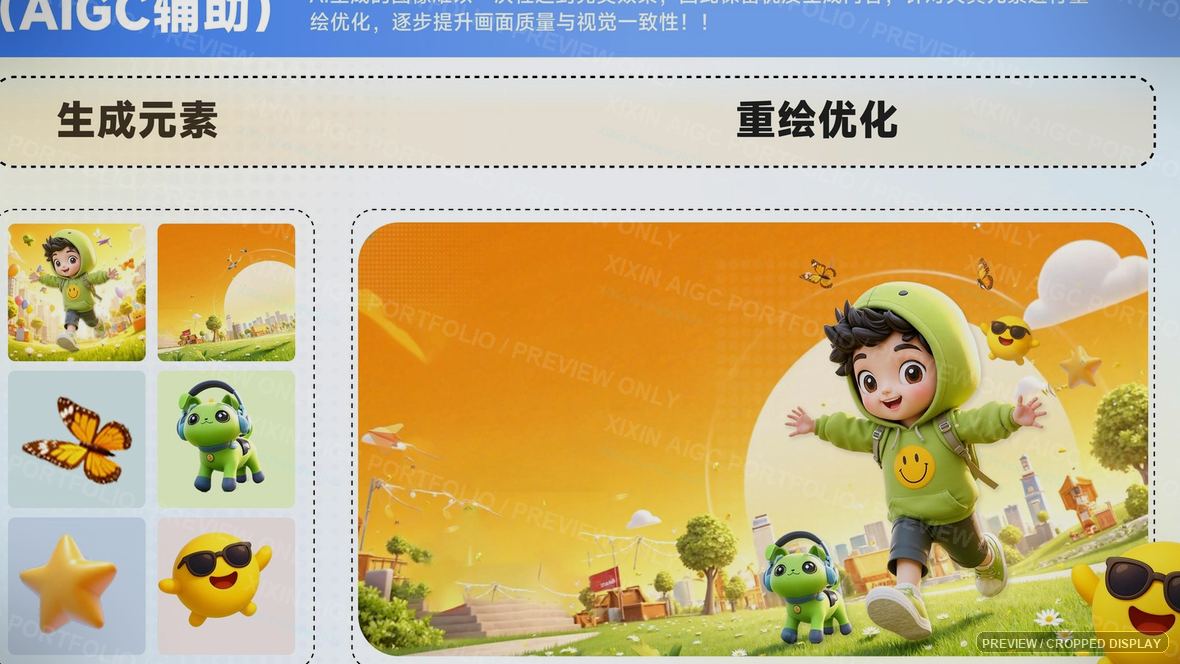 AIGC 辅助生成与重绘优化