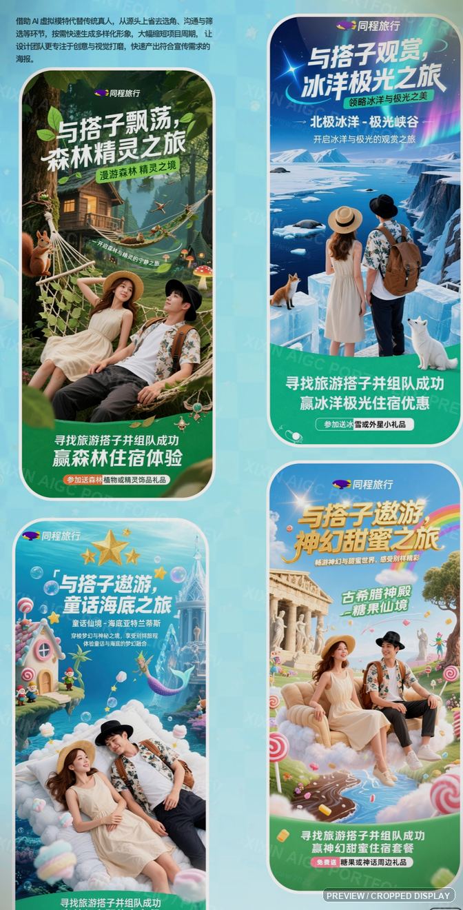 同程旅行宣传海报延展
